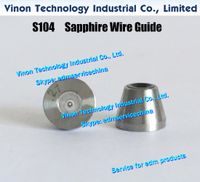 Wholesale Ø0 mm edm Wire Guide Sapphire S104 Upper Dies B Sapphire for AQ A EPOC edm machine EDM Sapphire Guide D mm