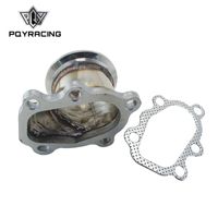 Wholesale PQY Stainless Steel Adapter for T25 T28 GT25 GT28 quot mm V band Clamp Flange Turbo Down Pipe Adapter PQY4833