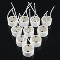 Wholesale Free DHL GU10 lamp holder socket base adapter Wire Connector Ceramic Socket for LED Halogen Light
