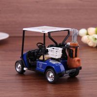 Wholesale 1 Scale Alloy Pull Back Model Car High Simulation Golf Cart Model Toy Classic Antique Toy Cars for Children Gift