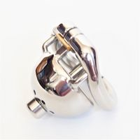Wholesale Stainless Steel Stealth Lock Male Chastity Device Cock Cage with Urethra Fetish Penis Lock Cock Ring Chastity Belt