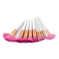 Wholesale Professional makeup brushes set makeup brush classic black white handle pink soft hair make up brushes kit tools