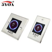 Wholesale 5YOA YOA Infrared Sensor Switch No Touch Contactless Door Release Exit Button with LED Indication
