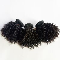 Wholesale Malaysian Brazilian virgin human Kinky curly Hair weaves Short Style inch sexy best quality European Indian remy hair weft g