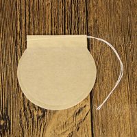 Wholesale 100pcs Drawstring Tea Bag Filter Paper Empty Tea Pouch Bags for Loose Leaf Tea Powder Herbs Strainer