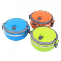 Wholesale New Stainless Steel Lunch Box with handle Thermos for Food Container insulation Student Bento box Dinnerware discount sale
