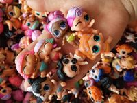 baby dolls and little girls lol dolls