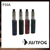 Wholesale Justfog P16A Starter Kit With Built in mAh Battery ml P16A Clearomizer Variable Output Voltage in Levels Original