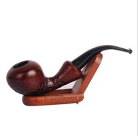 Wholesale Special shaped resin pipes imitate red wood bakelite carved pipes metal pipes and can be dismantled