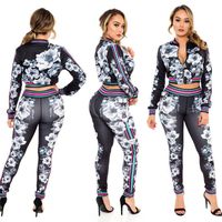 floral sweatsuit