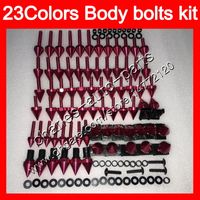 Wholesale Fairing bolts full screw kit For YAMAHA YZF600R YZF R Body Nuts screws nut bolt kit Colors