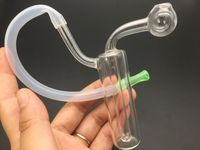 Wholesale high quality Glass Water pipe Bong Ash Catcher Hookah Pipe Pyrex glass Smoking oil burner bong with smoking pot and hose mouth tip