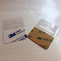 Wholesale 1 quot x quot Clear Slot Hole Adhensive Custom Hang Tabs Tags Hook For Phone case cover package packing Box Store Retail Display