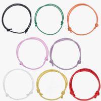 Wholesale Teamer New handmade Korean Wax Cord Friendly Bracelet Simple Bracelet colors of Adjustable Original Jewelry