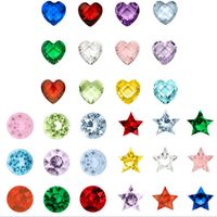 Wholesale 120Pcs Colors Small Birthday Stone Charms Fit For Glass Living Memory Floating Locket Gifts for Kids Women Men