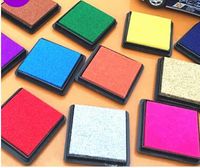 Wholesale stamps colors Craft Ink pad Colorful Cartoon pad for different kinds of stamp