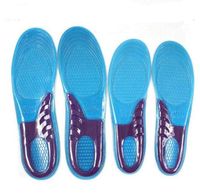 Wholesale Men Women Silicone Gel Orthotic Arch Support Massage Sport Shoe Insoles Run Pad Shockproof S L Size Anti Slip Soft Sport Shoe Pad