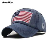 Wholesale American flag Baseball Cap Truck caps Dad Hat Snapback Hip Hop Cap Hats Men Women Discount