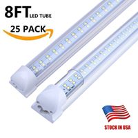 Wholesale Double Row LED T8 Tube FT W FT W LM SMD2835 integrated LED Light Lamp Bulb foot feet led lighting fluorescent