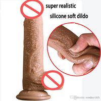 Super Realistic Suction Cup Dildo Male Artificial Genital Large Dick Adult Sex Toys For Woman Real Feel Soft Dildos Fake Penis Super Realistic Suction Cup Dildo Male Artificial Genital Large Dick Adult Sex Toys For Woman Real Feel Soft Dildos Fake Penis