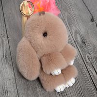 Borsa Donne Anello Chiave Coniglio Bambola Portachiavi Ciondolo Auto Borsa di Fascino Accessori