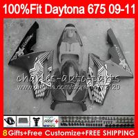 Wholesale Silver grey Injection For Triumph Bodywork Daytona HM Daytona Daytona Daytona675 Fairing