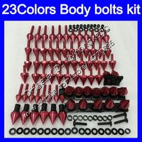 Wholesale Fairing bolts full screw kit For HONDA CBR600F4i CBR600 F4i CBR F4i Body Nuts screws nut bolt kit Colors