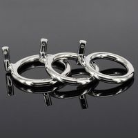 Wholesale Stainless Steel Cock Rings Metal Cocks Cage Chastity Belt Bondage Gear For Men Penis Ring Device Accessories