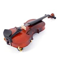 Wholesale Fashion Acoustic Solid Wood Violin with Case Bow Rosin Strings Shoulder Rest Tuner Natural