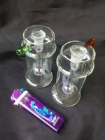 Wholesale Large concave glass water bottle Glass bongs Oil Burner Glass Water Pipes Oil Rigs Smoking Free