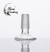 Wholesale Glass Adaptor Stand For Bowl Piece Domes Water Pipe Bongs Adaptors mm mm Male Female Frosted Joint Dropdown