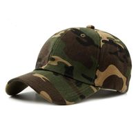Wholesale Plain Curved Cotton Army Camouflage Baseball Caps For Adults Mens Hat Womens Blank Military Hats Spring Summer Sport Sun Visor Cap