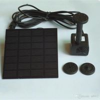 Wholesale Micro Solar Power Watering Pump For Home Garden Pool Landscape Fountain Fish Tank Oxygen Waters Cycle Equipment New yg ZZ