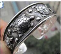 Wholesale Antique Garnet Beads Cluster Tibetan Silver Women Men Bangle Cuff Wide Bracelets g