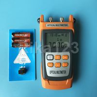 Wholesale 2 in Newest KING S Fiber Optical Power Meter dbm mw km Cable Tester Red Laser Visual Fault Locator Testing Tool