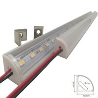 2pcs x 10/' Cupboard Showcase Regid Strip 12V AC//DC White 6000K LED Light Bar
