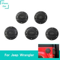 buyinhouse Fuel Filler Door Cover/ Gas Tank Cap/ for Jeep Wrangler JK /& Unlimited 2//4Door 2007-2017