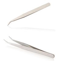 Wholesale Cheapest Stainless Steel Straight Head Curved Head Tweezers Nipper for Phone Repairment DIY Repair Tools