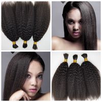Discount Human Kinky Braiding Hair Afro Kinky Human Hair For