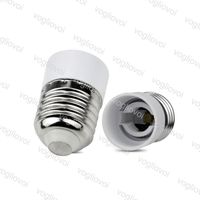 Wholesale Lamp Bases E27 to E14 Holder Converter Socket Conversion light Bulb Base type Adapter Bulbs parts Fireproof Material DHL