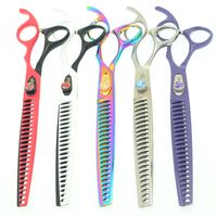 Wholesale 8 Inch Meisha Top Quality JP440C Pet Thinning Scissors for Dog Grooming Fish Bone Tesoura Teeth Animals Hair Cut Salon Suppliers HB0136