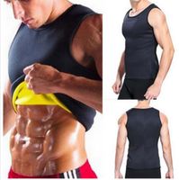 Wholesale Slimming Belt Belly Men Slimming Vest Body Shaper Neoprene Abdomen Fat Burning Shaper Vest Waist Sweat Corset Weight Loss
