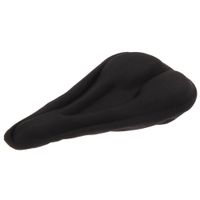 Wholesale 3D Silicone Bicycle Soft Gel Saddle Seat Cover Cushion Pad Comfortable Straight Triangular Groove MTB Mountain Road Bike Saddle