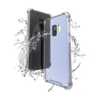 Wholesale Transparent Shockproof Acrylic PC Back TPU Bumper Hybrid Case for Samsung S9 S9 Plus S7 S7 Edge S8 Note A8 J7 J5 LG G5 Nokia Huawei X