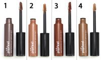 Wholesale Makeup Eyebrow Gel Different Color WaterProof Natural Eyebrow Cream Enhancers With Spiral Brush