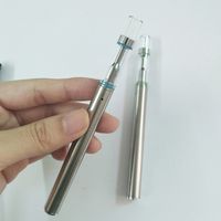 Wholesale 2018 Hot Sale Bud D1 Glass Cartridge Disposable Vape Pen Vertical Ceramic Coil Thick Oil Atomizer With O Pen Vapor Starter Kits