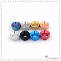 Wholesale 528 Custom Vapes Goon Style Thread Metal Drip Tip Assorted Colors Aluminum SS Brass Copper Material E Cigarette Accessories Drip Tip