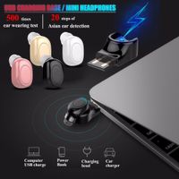 Wholesale X11 Mini Bluetooth Earbud Wireless in ear Headphone Headset With Mic Magnetic USB Charger Stereo Earphone For iphone X samsung LG universal