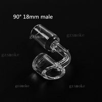 Wholesale 4mm Thick Quartz Banger Dab Rig Tool degrees nails crystal dabber nail male female for bong oil rigs mm mm smoking accessories