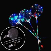 Wholesale New Luminous LED Balloons With Stick Giant Bright Balloon Lighted Up Balloon Kids Toy Birthday Party Wedding Decorations